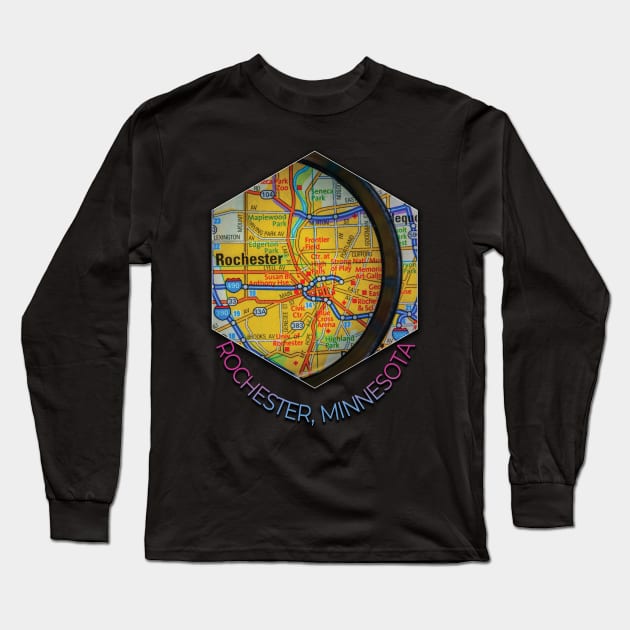 Rochester Mn Long Sleeve T-Shirt by TeeText